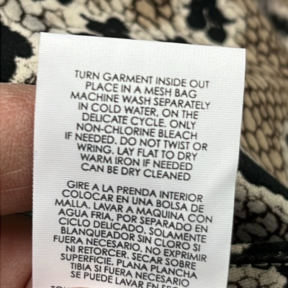 CABI Python Print Double Breasted Career City-Chic Ivory Brown Black Blazer 10 - Picture 14 of 16